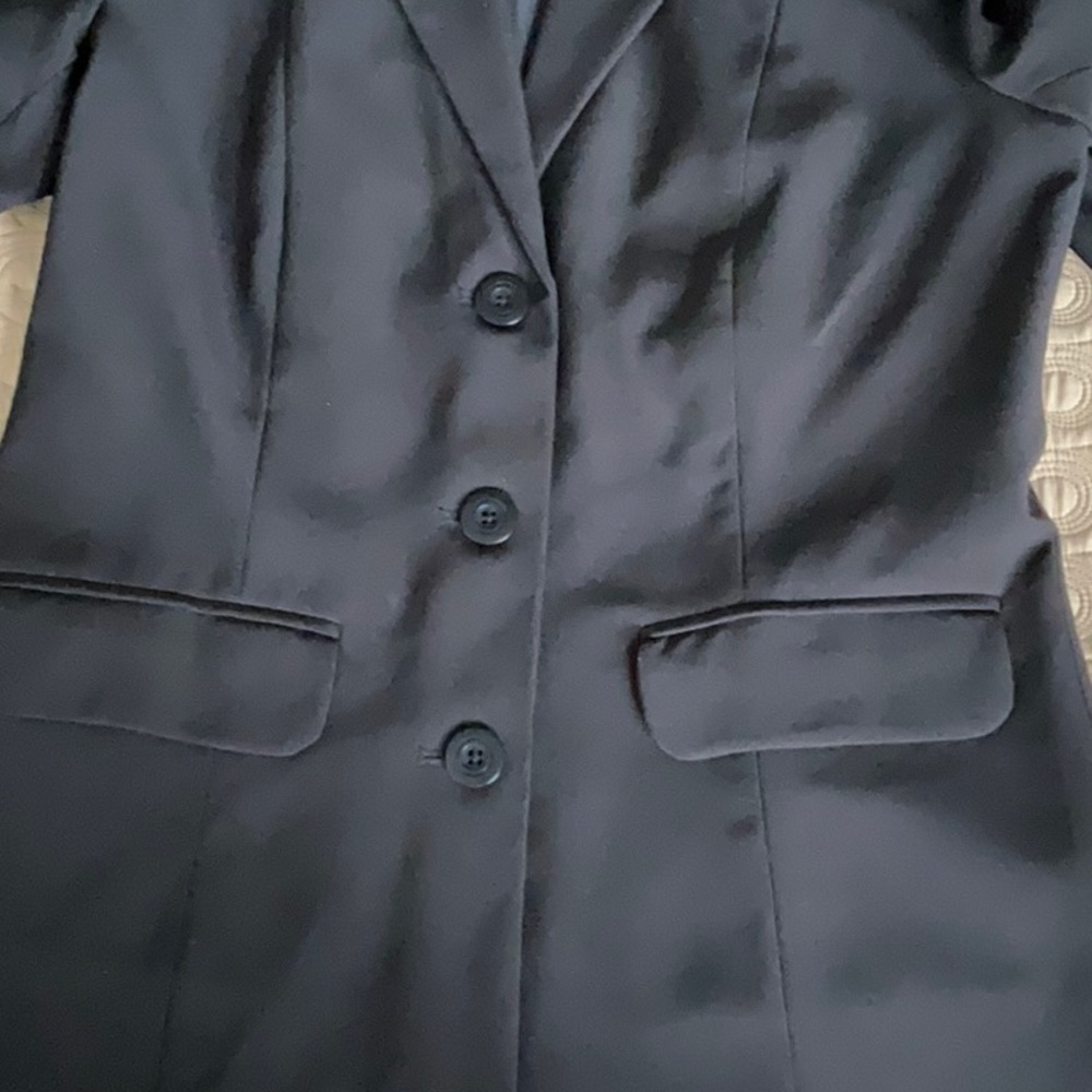 Women's Utc57 Classic Long Blazer / Black / Size 2 - Picture 7 of 16